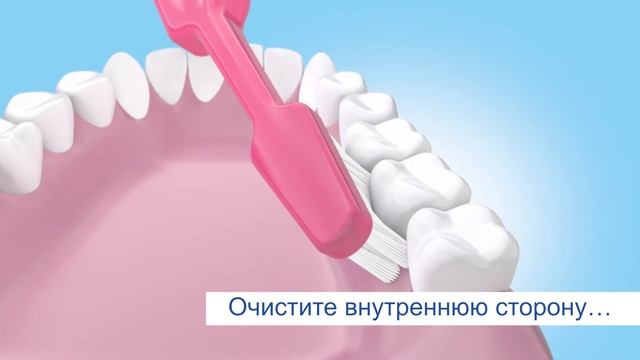 Как правильно чистить зубы на примере шведских зубных щеток TePe смотреть онлайн