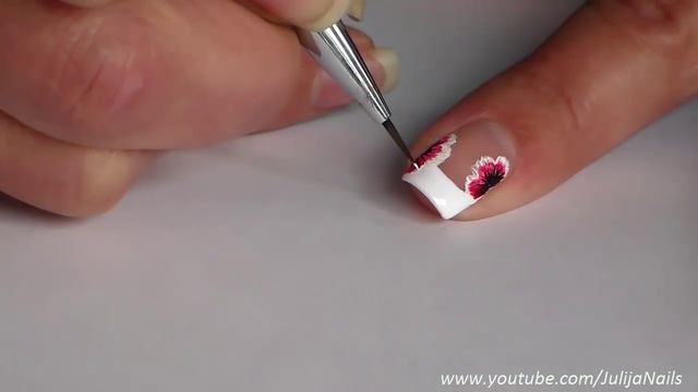▶ Французский маникюр / Маникюр акриловыми красками смотреть онлайн