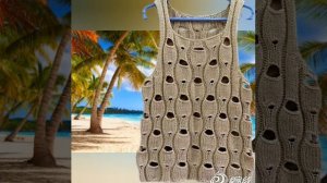 Модные летние топы, кофточки - вязание спицами и крючком.