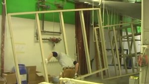 Окраска оконных блоков