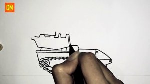 Cara Menggambar Tank Waffle 2.0 - HomeAnimations Tank