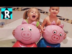 Свинка Пеппа Играем В ВАННОЙ Peppa Pig Видео для Детей и Малышей про Игрушки Свинка Пеппа