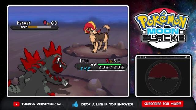 Pokemon Moon Black 2 Part 33 | GIANT CHASM & CHAMPION CYNTHIA?? NDS Rom Hack Lets Play смотреть онлайн