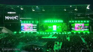 Stray Kids Maniac World Tour LA Concert | Prologue & JYP Nation Promo Intro | BMO Stadium (Day One)