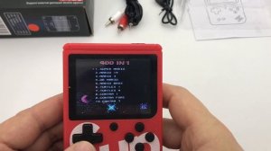 Обзор игровой  ретро приставки SUP ручной консоли  400 в 1