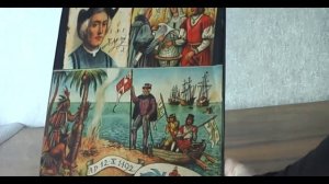 Книга-панорама 1960-го года - корабль Христофора Колумба "Санта-Мария"