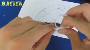 Как сделать бумажный Керамбит нож