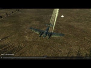 Bell P-39 L-1 Airacobra  против He111  над Авдотьино. Вид со стороны цели