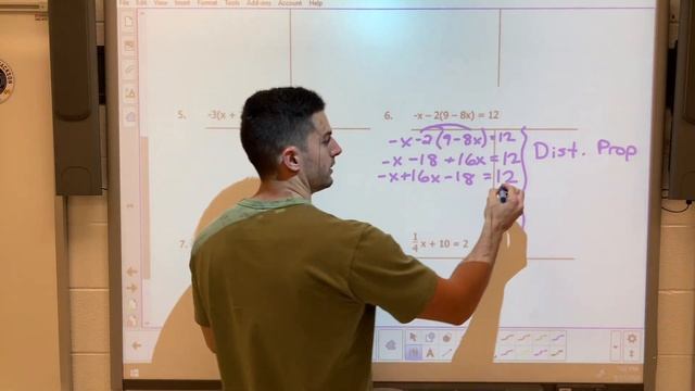 Alg 1 Unit 1 - Examples of Properties of Equality