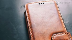 Чехол для телефона своими руками / Работа с кожей / Leather case for smartphone.