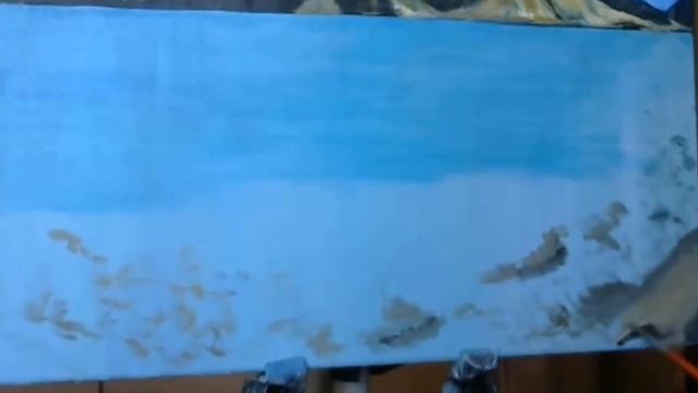 Как нарисовать прозрачную воду, горы Лидия Иванова Уроки для начинающих художников смотреть онлайн