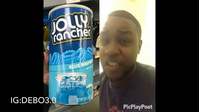 Jolly rancher: blue raspberry