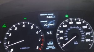 LEXUS LS 460 ACCELERATION 0 - 100 kmh (60 mph)
