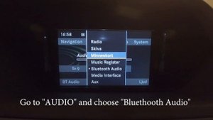 DIY Mercedes W212 Bluetooth audio streaming