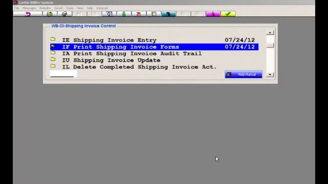 Shipping Invoice Entry, Print and Audit Trail Update in Accounts Receivable смотреть онлайн