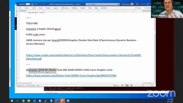 NVIDIA cuQuantum SDK: What we know after 30 days -- Meetup-Lite 20210511