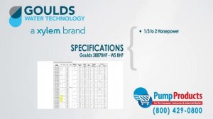 Goulds 3887BHF WS_BHF Series Submersible Sewage Pumps