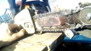 Болгарка из бензопилы