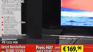 auvisio "All in one" HDMI-AV-Center für 9 Video-Quellen, HD-fähig