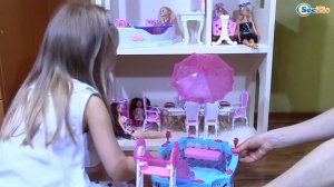 Кукла Барби. Обзор игрушек от Ярославы. Мебель для Кукол. Бассейн для Барби. Видео для детей