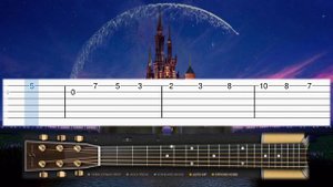 Disney INTRO Theme song - Guitar tutorial (TAB)