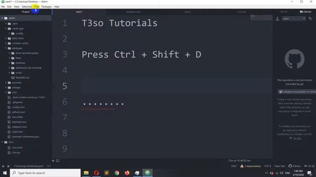 How to Duplicate Lines in Atom Editor keyboard shortcuts смотреть онлайн