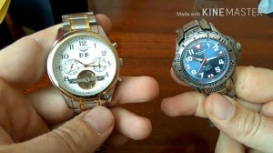 Китайские механические часы.Тест точности хода на приборе.