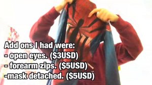 Zentai Zone Custom Spider Girl suit review.