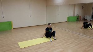 Contemporary dance lesson. Урок танцев контемпорари. Техника "Флажок". Школа танцев "Экспромт" СПб.