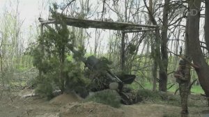 Десантники РФ уничтожили самоходное орудие боевиков и западную гаубицу на правом берегу Днепра