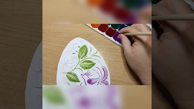 Петриківський розпис «Пасхальний настрій» смотреть онлайн