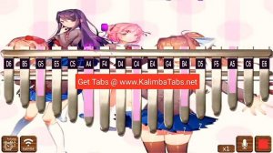 Sayo-nara - Doki Doki Literature Club! OST (Kalimba Tutorial - Advanced)