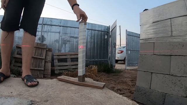 Замер диагоналей и уровень фундамента. Ищем самый высокий угол фундамента смотреть онлайн