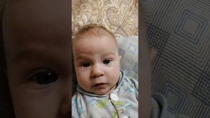 Учим первое слово мама в 4 месяца.