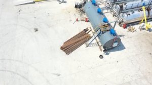 Установка для плавления битума в бочках