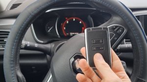 Renault Talisman 2017 программирование дубликата чип ключа зажигания в форме карты. Add remote key