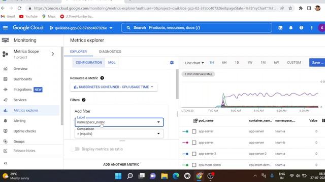 Managing a GKE Multi tenant Cluster with Namespaces | Qwiklabs смотреть онлайн