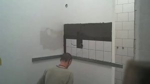 Фартук из плитки 15*15