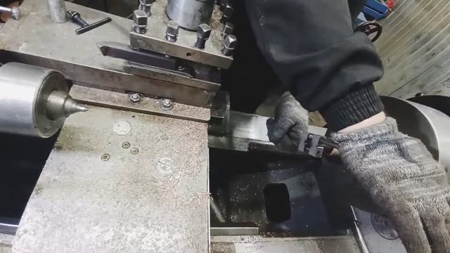 Обработка бронзы на токарном станке! Полный процесс работы, быстро, и просто! #ТокарныйстанокФТ11Ф1