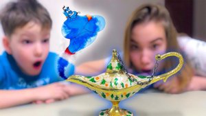 НАШЛИ лампу Алладина! Джин ИСПОЛНЯЕТ ЖЕЛАНИЯ! /