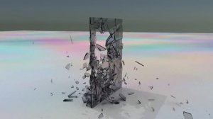 Разбитое стекло в Blender