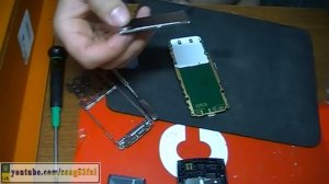 Nokia X2-02 разборка, замена дисплея