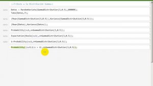 Tributo a la Distribución Gamma. Ejemplos en Wolfram Mathematica