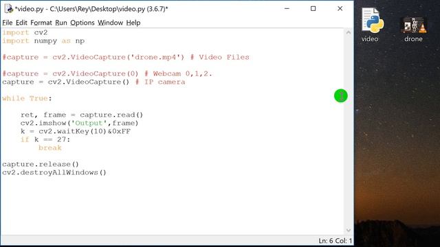 Loading Video Source from Youtube, IP camera, Webcam, Video File - OpenCV with Python.