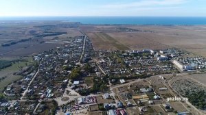 Село Вилино, Бахчисарарйский район, Крым, вид с высоты птичьего полета.