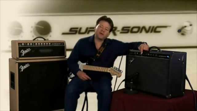 fender super sonic amp combo head amplifier review смотреть онлайн