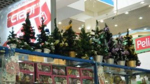 Самара.ТЦ Вива Лэнд и площадь Кирова перед Новым Годом.