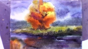 Техника акварельной живописи "Алла прима"