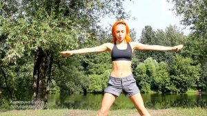 Утренняя гимнастика с Катериной Буйда! Растяжка ПОСЛЕ ТРЕНИРОВКИ | Тренировка №14 (3)