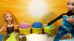 Где же Олаф- Яйца с сюрпризами с Эльзой и Анной - Disney Frozen Elsa & Anna find Olaf